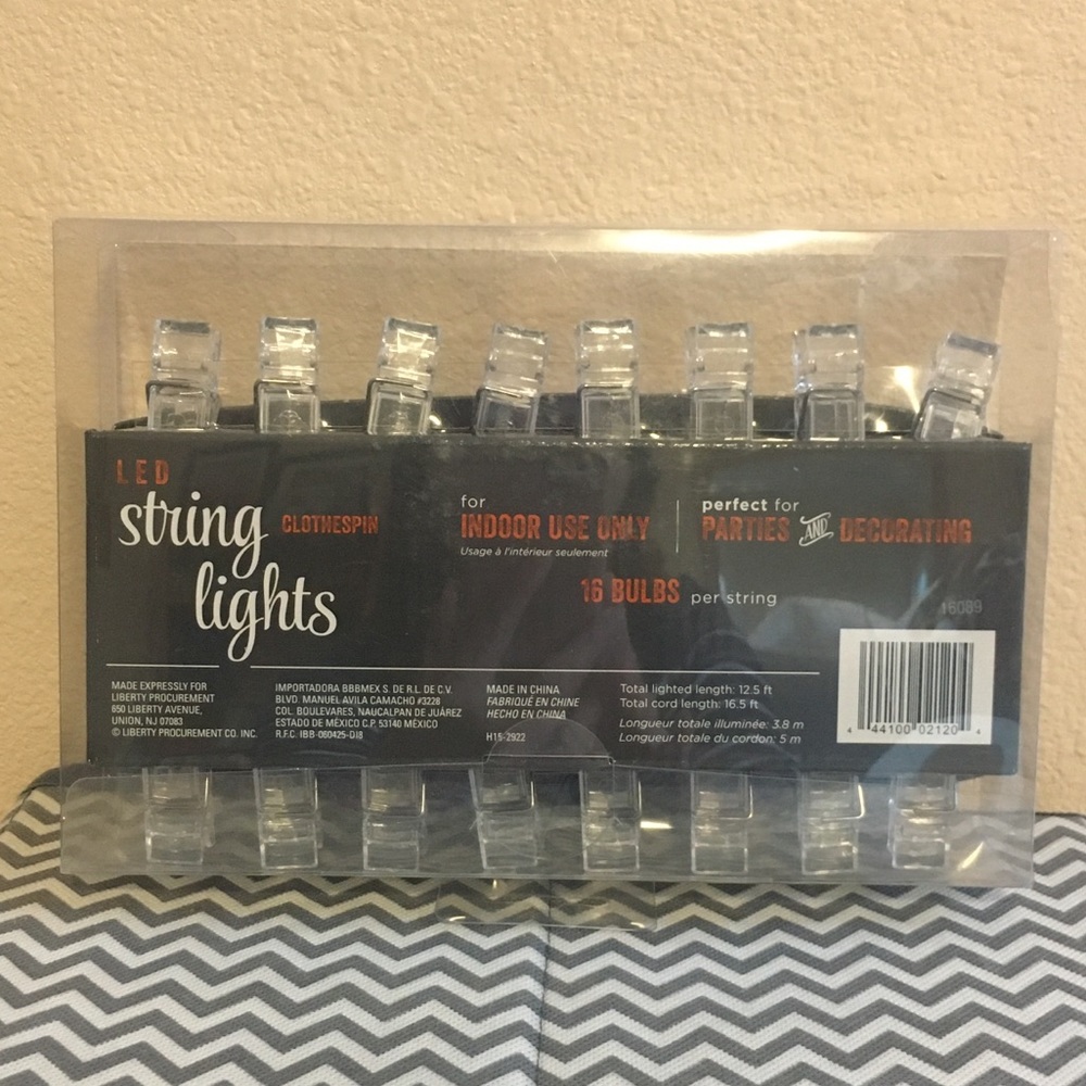LED String Lights Clothespins - Picture 2 of 2